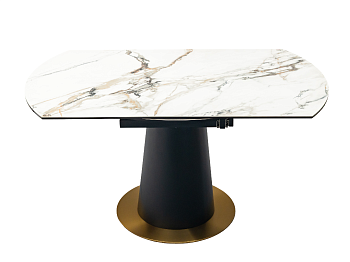 Стол обеденный раскладной Кевин, керамическая столешница Италия