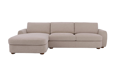 Диван угловой Вирео, бежевый